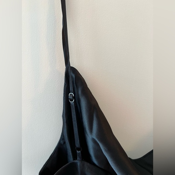 L'AGENCE NYLA COWL NECK MINI SLIP DRESS SILK CHARMEUSE - Picture 9 of 16